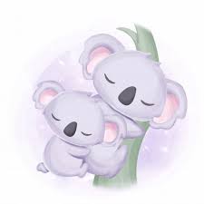 Happy Family Mommy And Kid Koala In 2020 Kids Vector Koala Drawing For Kids