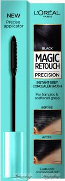 There comes a time when coloring your hair becomes a losing battle to. L Oreal Magic Retouch Precision Instant Gray Concealer Brush Mascara Covering Gray Hair At The Temples