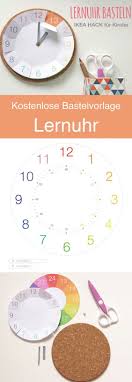 Uhrzeit Lernen Ikea Hacks Fur Kinder Mit Kostenloser Bastelvorlage Uhrzeit Lernen Lernuhr Lernen