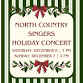 North Country Singers Holiday Concert event in North Creek, NY
