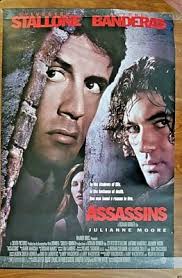 Assassins Movie Poster Sylvester Stallone Antonio Banderas 1995