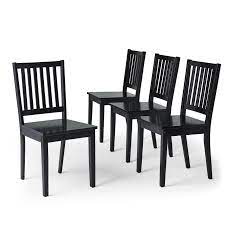 Furniturer dining chair set of 4, black. Cheap Set Of Chairs Off 52