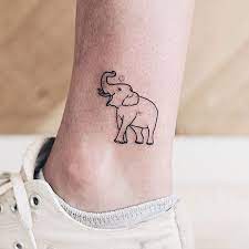 All This Time I Have Been Waiting For Someone To Ask For An Elephant Tattoo Thanks Tiele For Working With Me Tattoos Elephant Tattoo Geometric Elephant Tattoo