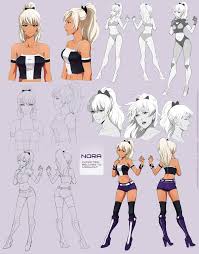 Nora Character Sheet Commission By Precia T Anime Character Design Character Art Concept Art Characters