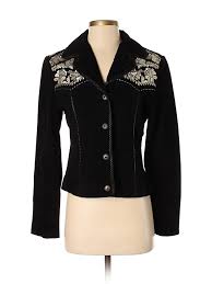 details about scully women black leather jacket s