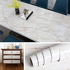 Livelynine Marmor Klebefolie Selbstklebende Folie Fur Mobel Fensterbank Arbeitsplatte Kuche Schminktisch Deko Schrank Folie Fur Tisch Mamorfolie Klebefolie Mobel Weiss Mobelfolie Mamoroptik 40cmx2m Amazon De Baumarkt