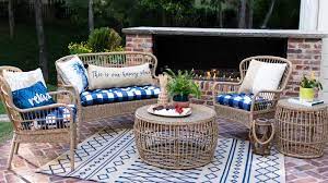 Kirkland's tulum natural wicker coffee table $149.99 at kirkland's this casual tropical table has a natural wicker finish and is suitable for indoor or outdoor use. Tulum Natural Wicker Outdoor Settee Kirklands