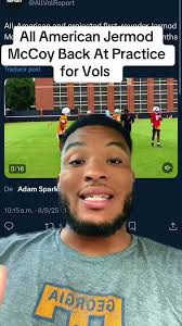 Tennessee Star CB Jermod McCoy Returns To Practice #shorts #cfb #tennessee