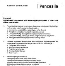 Contoh Soal Tes Cpns Dan Penyelesaiannya Pdf Download File Guru