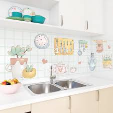 Maybe you would like to learn more about one of these? Kitchen Oil Proof Waterproof Wall Decals Cute Cartoon For Home Decor Stickers
