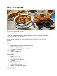 Sumpah ni enak gak lebay bumbunya rasanya mantab. Rawon Daging Ayam