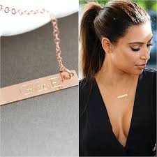 Rose Gold Bar Necklace Personalized Necklace Necklace Bar Etsy Bar Necklace Rose Gold Gold Bar Necklace Personalized Gold Bar Necklace
