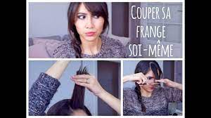 Coupe de cheveux femme mi long degradé effilé. Comment Couper Sa Frange Soi Meme Youtube