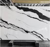 Panda White Nano Glass Marble Slab - Exclusive Marble ...