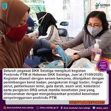 Posbindu, saat ini telah menjadi salah satu strategi penting pemerintah (kemenkes) untuk mengendalikan trend penyakit tidak. Posbindu Ptm Pegawai Dkk Dinas Kesehatan Kota Salatiga