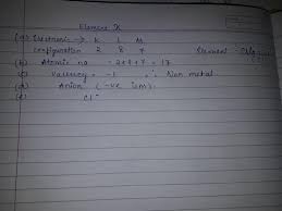 Maybe you would like to learn more about one of these? The Atom Of An Element X Has 7 Electrons In Its M Shell A Write The Electronic Configuration Of Brainly In