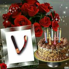 Pin By Carmen Rosa Rodriguez Garcia On Abecedario Happy Birthday Cake Pictures Birthday Cake With Photo Anniversary Cake With Photo