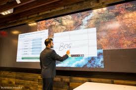 A Look Inside The Boston Consulting Group S Stunning New York Office Which Has An In House Cafe And Workout Rooms Workout Rooms New York Office Cafe House