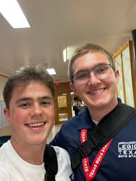 American legion members attend texas boys state