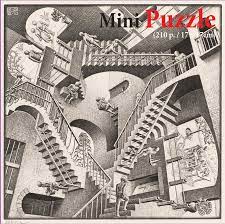 By portlandprints mar 28, 2019. Mini Puzzle Mc Escher Relativity Puzzelman 830 210 Pieces Jigsaw Puzzles Art Jigsaw Puzzle