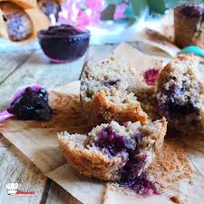 Muffins Vanille Et Confiture De Myrtilles Recette Confiture Myrtille Alimentation Recette Muffin