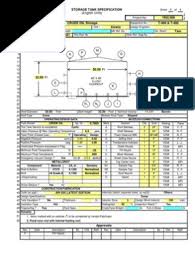 Api 653 tank inspection, tank maintenance, and causes of tank failure certified api 653 inspector. Api 650 Tank Design Calculation Pdf