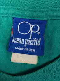 Browse through different shirt styles and colors. Ocean Pacific T Shirt Vintage 80s Made In Usa Gabba Vintage