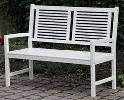 Das holz wird geölt, sodass die oberfläche. Gartenbank 2 Sitzer Weiss Akazie Hartholz Birkensee Holzbank Mit Armlehnen Gartenbank 2 Sitzer Holzbank Gartenstuhle