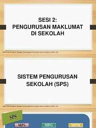 Sistem pengurusan institusi pendidikan yang adaptif mudah digunakan. 01 Pengurusan Maklumat Di Sekolah