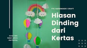 Hal ini dikarenakan bentuknya yang lucu dan tidak sulit untuk membuat origami hewan air yang imut ini. Ide Membuat Dekorasi Gantung Berbentuk Balon Udara Cute766