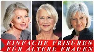Wie praktisch, dass gerade mittellange bob frisuren sehr angesagt sind, nicht nur. Einfache Frisuren Fur Altere Frauen Youtube