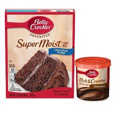 Betty Crocker Super Moist Chocolate Fudge Mix Chocolate Frosting Bundle 15 25oz Target