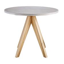 Tavolo Da Giardino Rotondo In Cemento E Acacia Massello 3 Persone 90 Cm Maisons Du Monde Nel 2020 Tavolo Giardino Acacia Tavoli