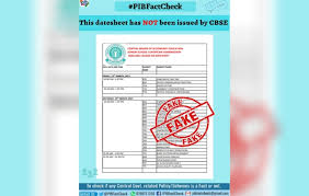 Cbse evaluation process for class 12: Fact Check Fake Cbse Class 12 Date Sheet Circulating On Social Media News Vibes Of India Latest News Update On Kashmir Business And Energy