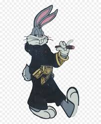 Bugsbunny Bunny Hypebeast Hype Versace Versacerobe Bugs Bunny Smoking Weed Hd Png Download Vhv