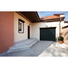 Porte De Garage A Enroulement Motorisee Artens Premium 200 X 300 Cm Avec Hublot Porte Garage Garage Et Motorise
