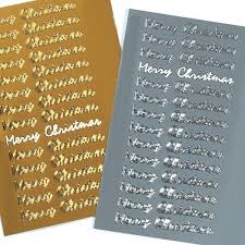 Colour with 3d glaze pens on vellum, cardboard, acetate and glitter foil. Silver Outline Merry Christmas Stickers Xmas Greetings Card Making Decoration Labels Gift Scrapbook Craft