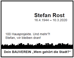 Rost 155 … kak vy dymaete? Stefan Rost 10 3 2020 Wem Gehort Die Stadt