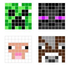 410 Fun Activities For Kids Boredom Buster Minecraft Pixel Art Pixel Art Pixel Art Templates