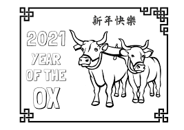 For example, the chinese celebrate the new year between january 20 and february 18. Free Printable Chinese New Year Year Of The Ox Hodgepodgedays