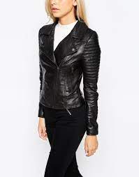Oasis Leather Biker Jacket At Asos Com Bikerjacke Jacken Modestil
