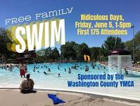Free Family Swim – Ridiculous Days Celebration