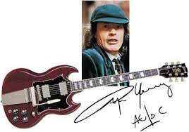 Gibson Angus Young Signature Sg Angus Young Acdc Angus Young Famous Guitars