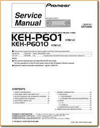 Pioneer Kehp 6010 Automotive Audio On Demand Pdf Download English