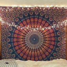 A bohemian wall tapestry or bohemian tapestry is a perfect way of adding accents to your dorm or living room. The Boho Street Exclusive 100 Cotton Mandala Tapestry Indian Mandala Wall Art Hippie Wall Hanging Bohemian Bedspread Walmart Canada