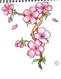 Add shadows on your drawing. Japanese Flower Flower Sketches Easy Flower Drawings Flower Drawing Tumblr