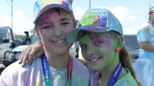 Runners in a frenzy over colour run
