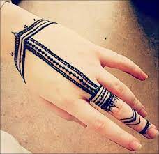 1.0.2 motif gambar henna simple; Gambar Henna Tangan Yang Cantik Dan Cara Membuatnya
