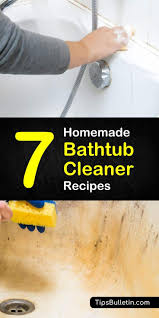 If your sink has a slow drain or doesn't drain at all, we've also included some tips for unclogging the bathroom sink. 7 Amazing Diy Bathtub Cleaner Recipes