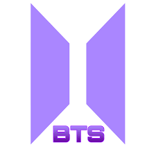 Why don't you let us know. Bts Logo Btslogo Gradient Purple Sticker By Megan